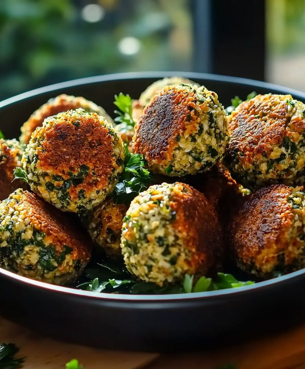 Gesunde Falafel aus dem Backofen