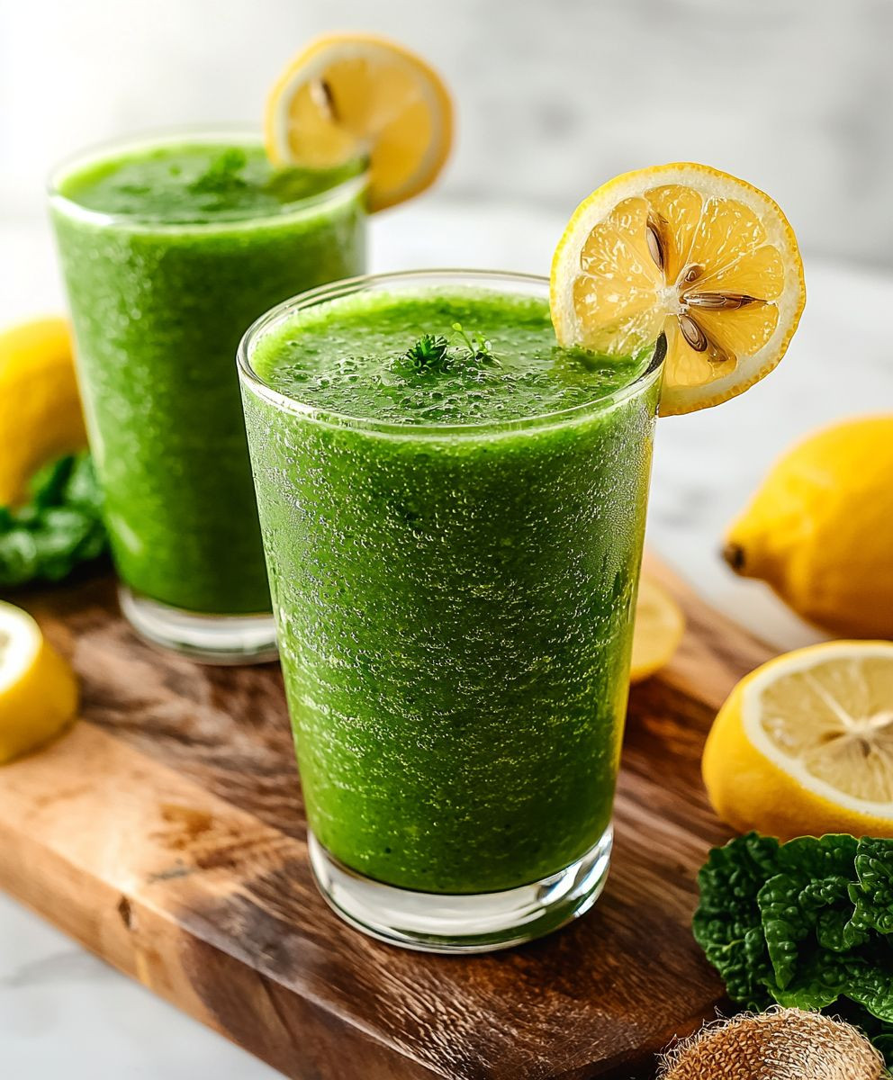 Grüner Limonaden-Smoothie