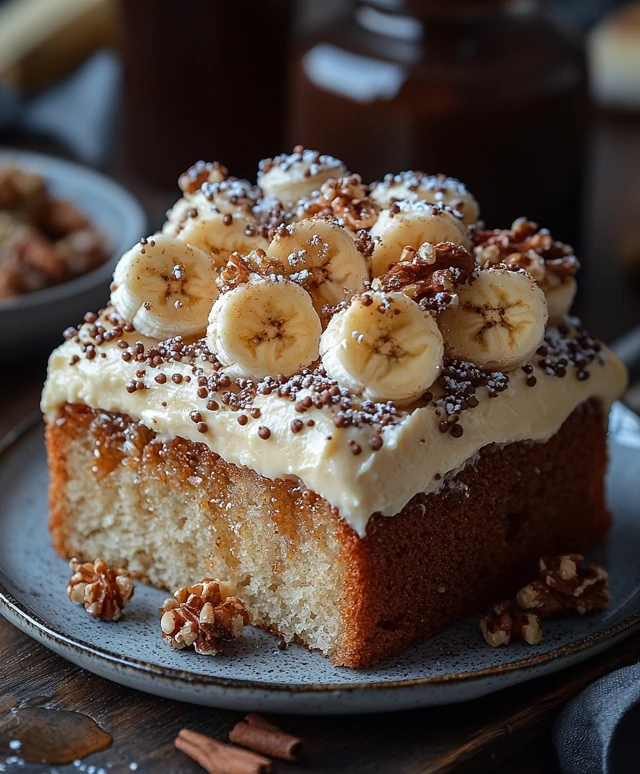 Bananenbrot mit Frischkäse