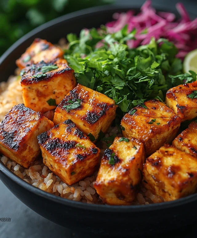 Mango Burrito Bowls Tofu