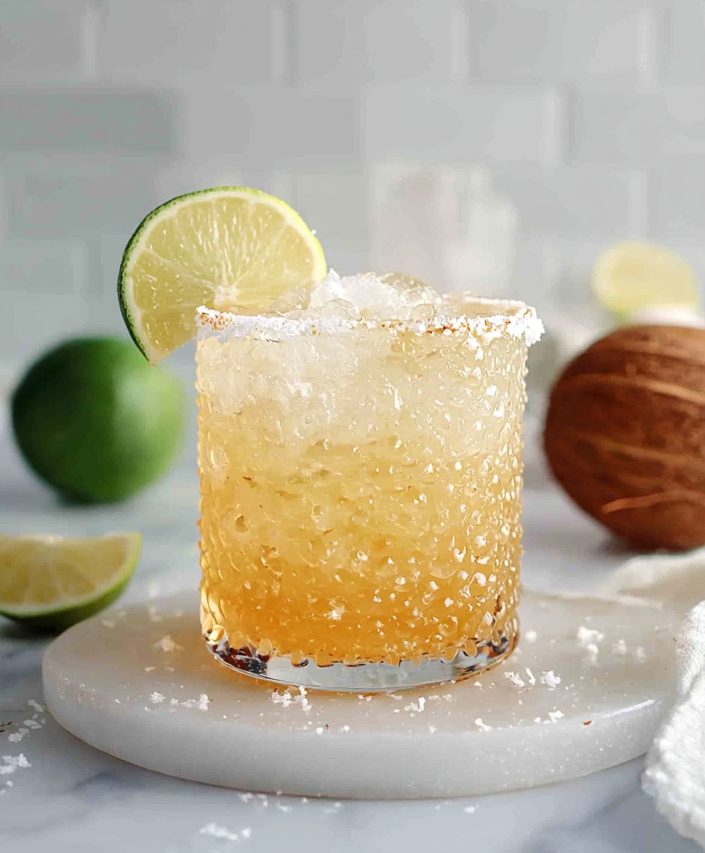 Kokoswasser Mocktail selber machen
