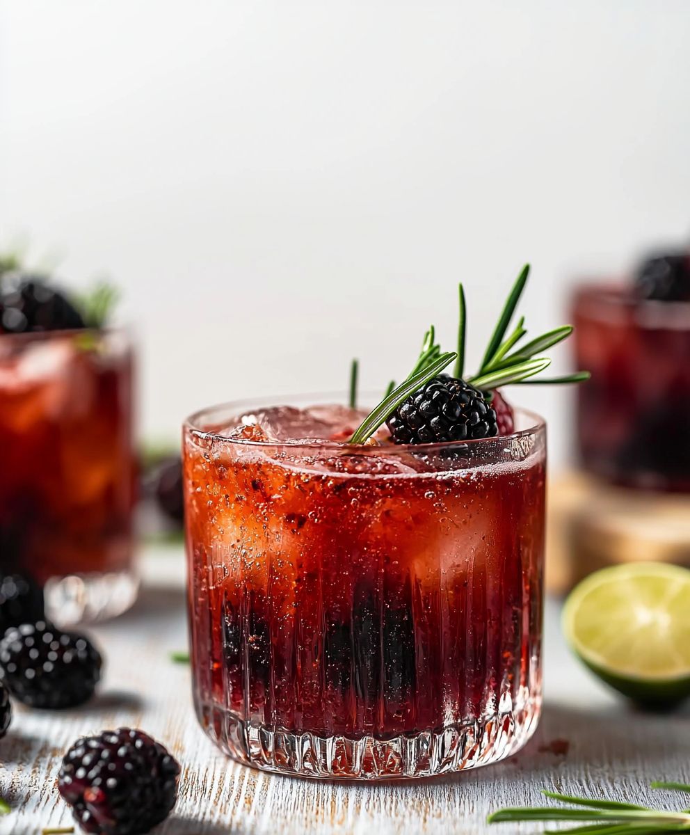 Brombeer Bourbon Smash