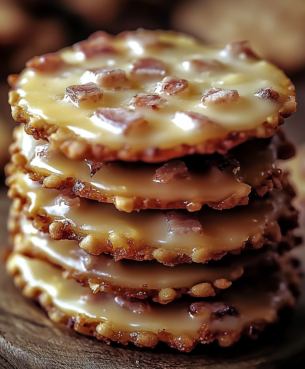 Herzhafte Schinken Käse Kekse