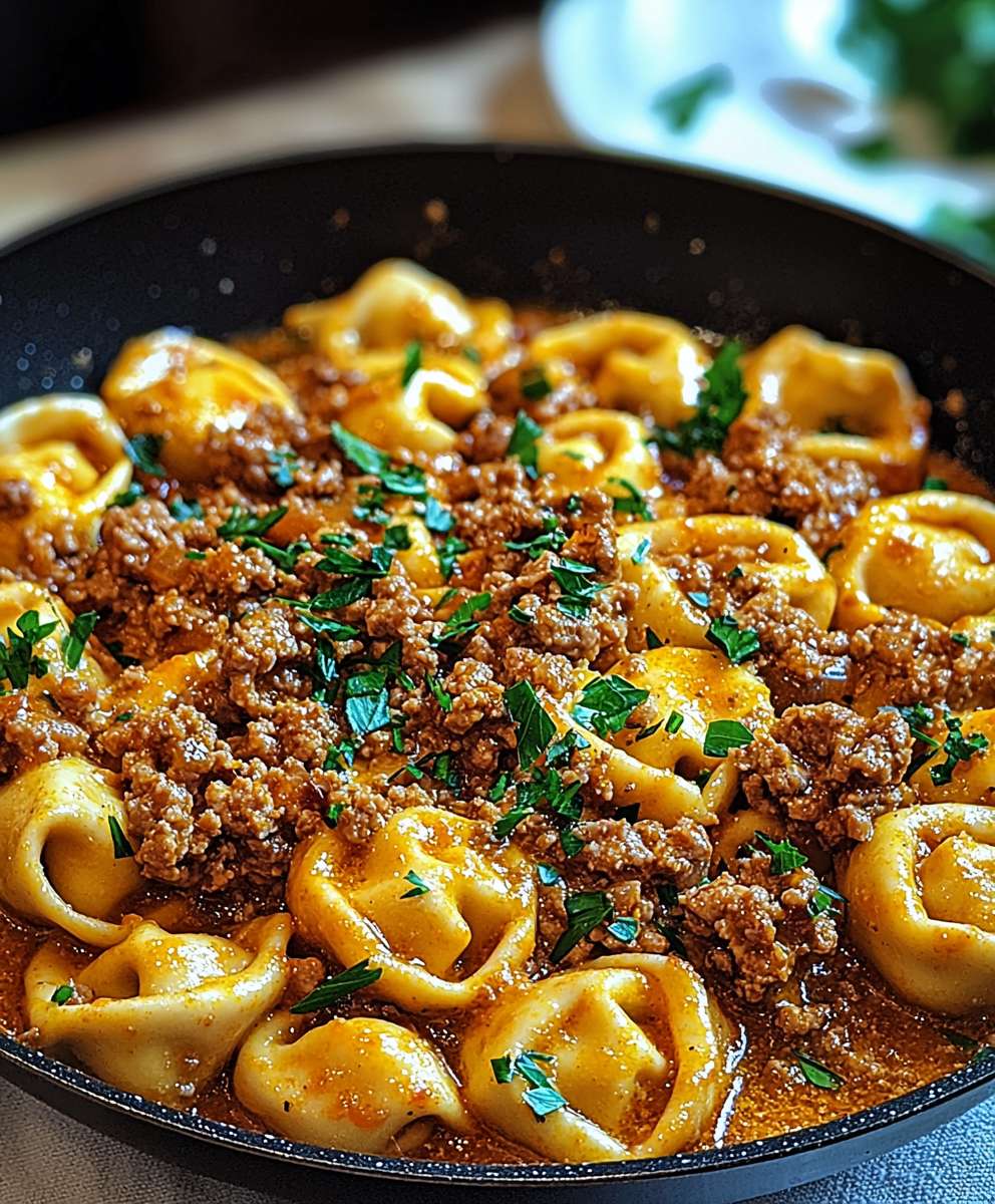 Tortellini Pfanne Hackfleisch