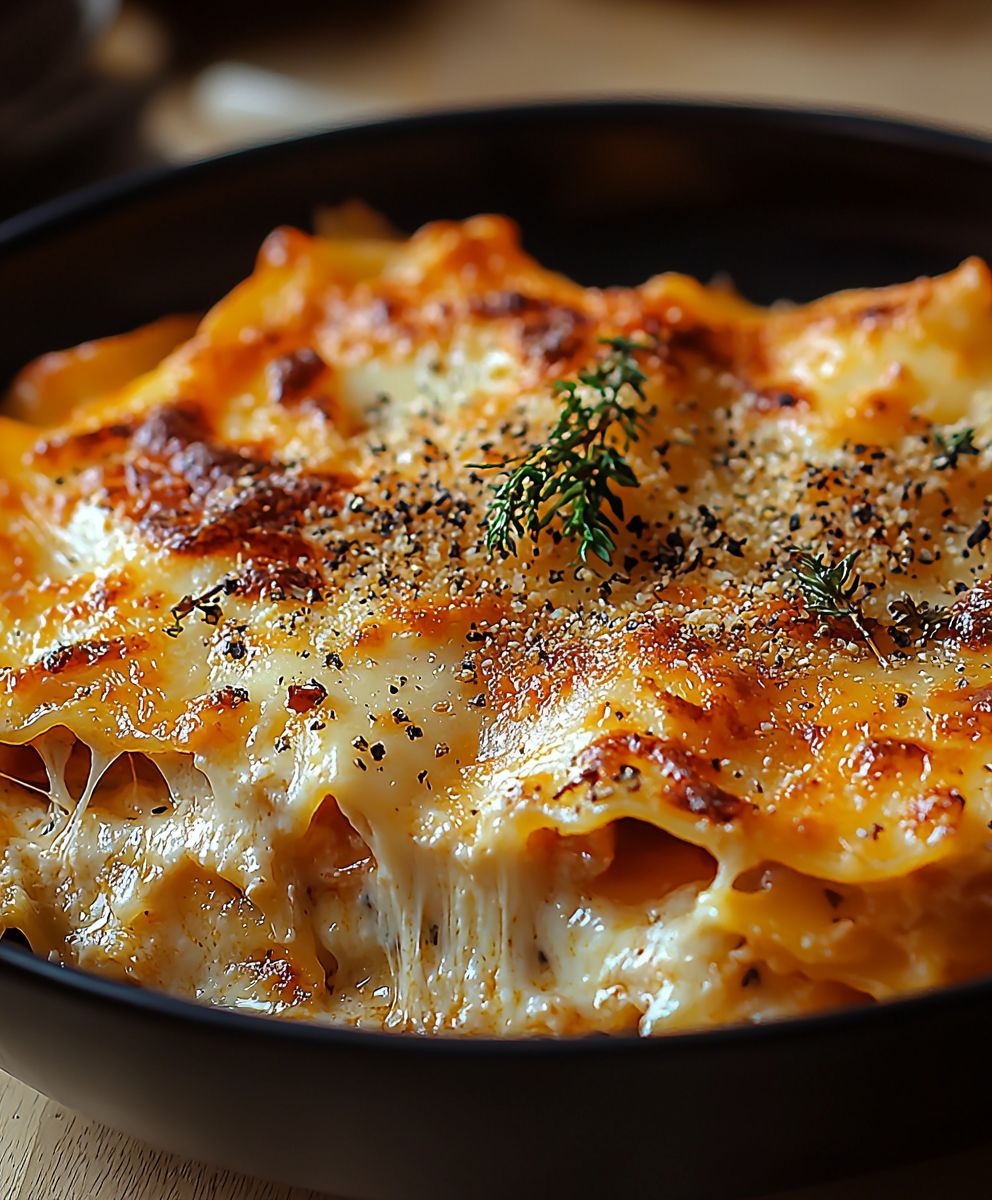 Gebratene Lasagne zubereiten
