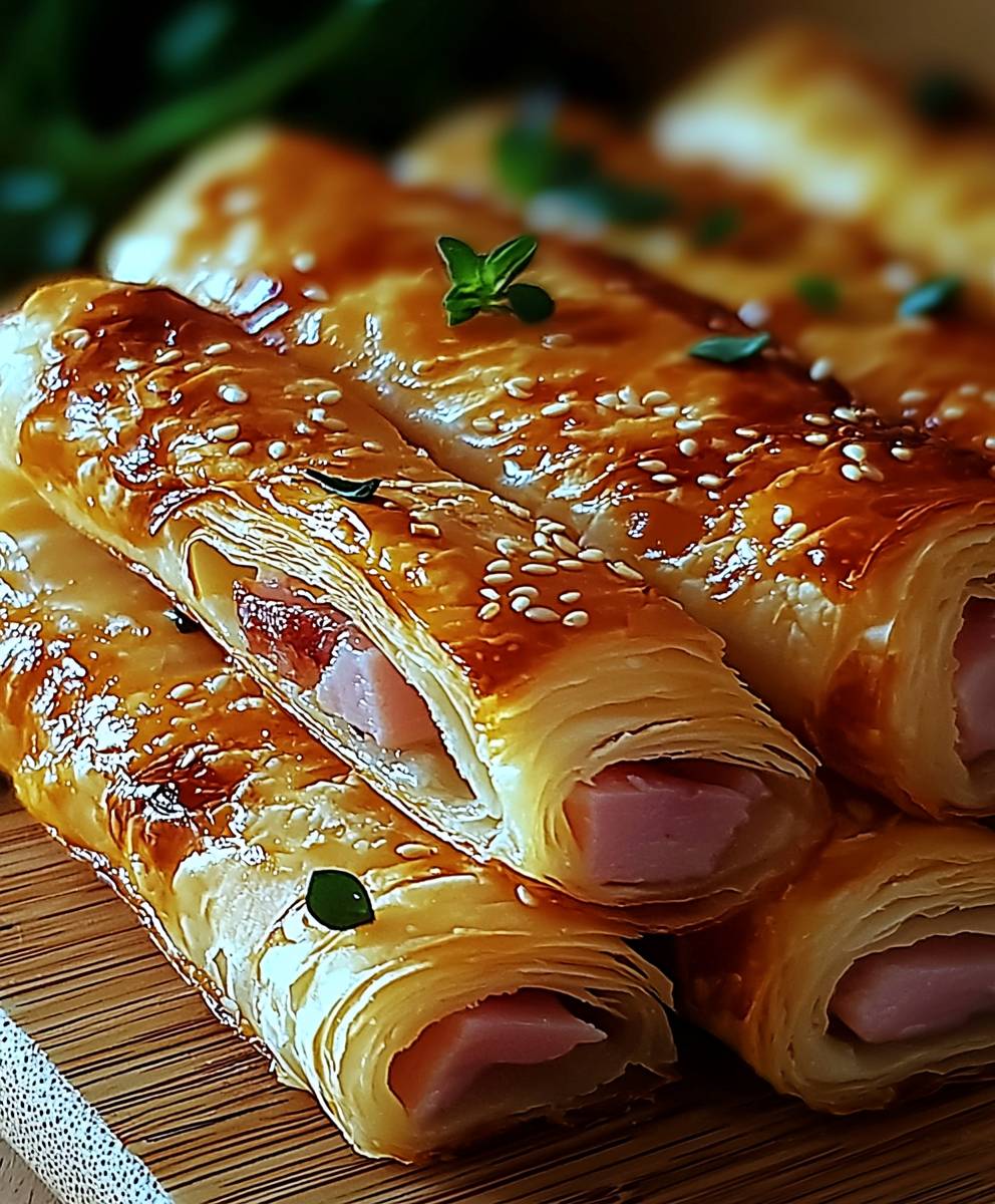 Blätterteig Schinken Käse
