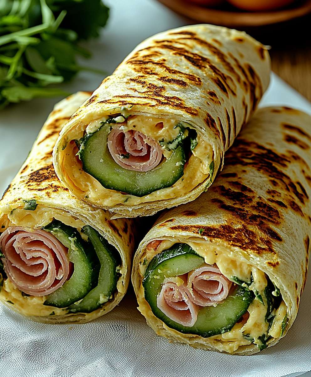 Philadelphia Wraps Kochschinken Käse