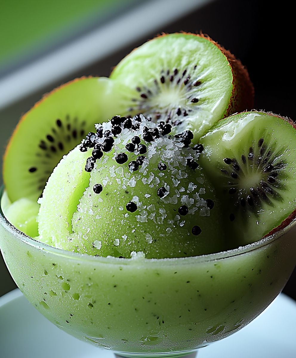 Kiwi Sorbet selber machen