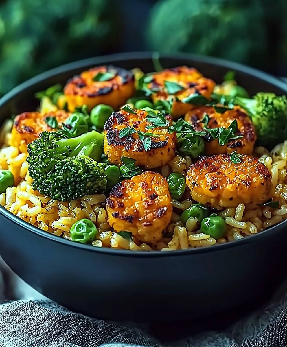 Brokkoli Reis gesund schnell