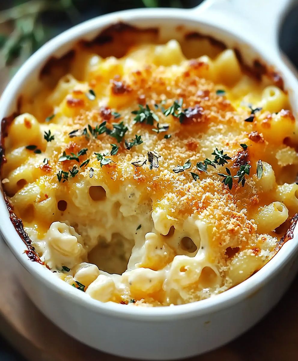 Blumenkohl Mac and Cheese
