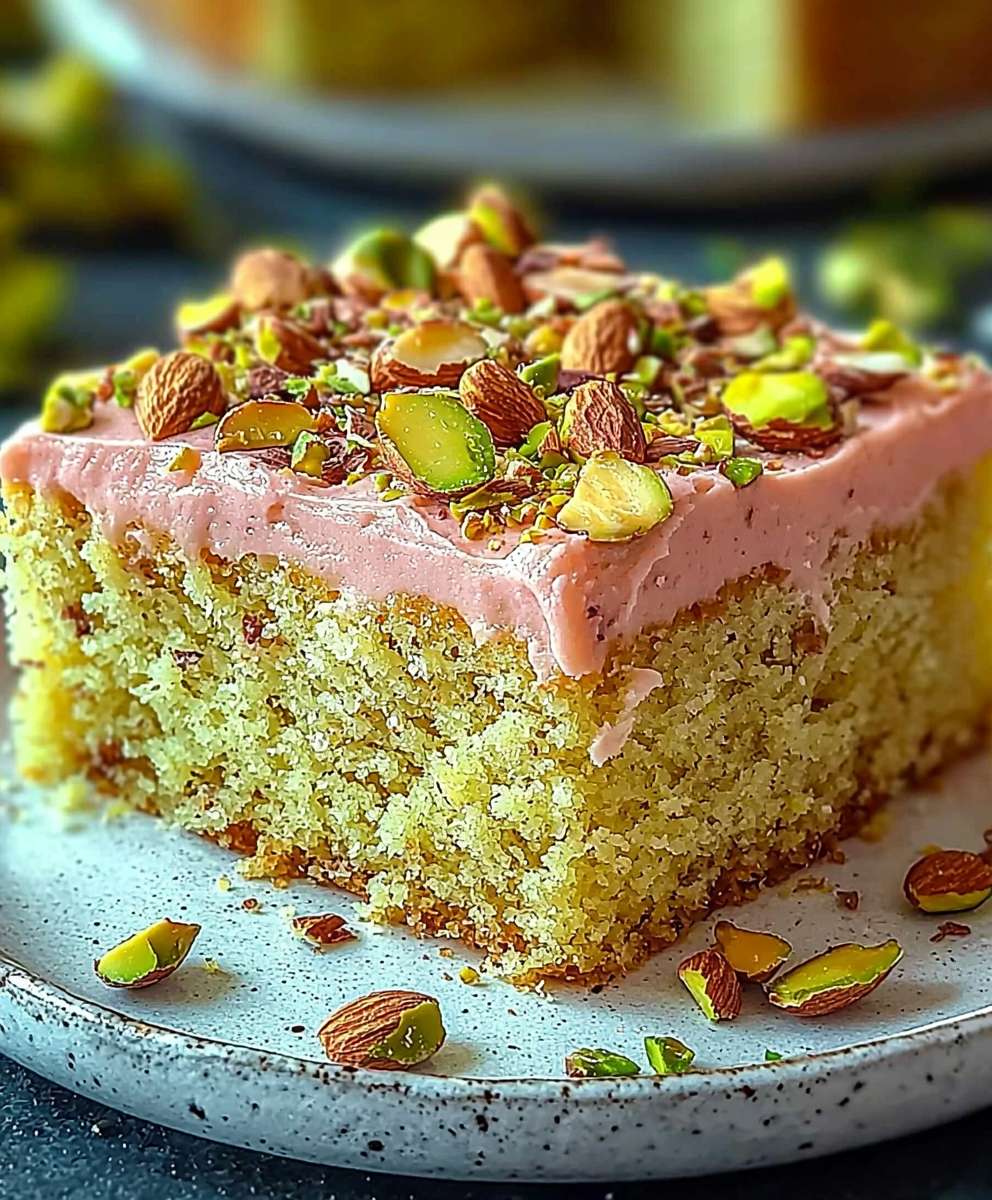 Pistazienkuchen Zitrone Mandeln