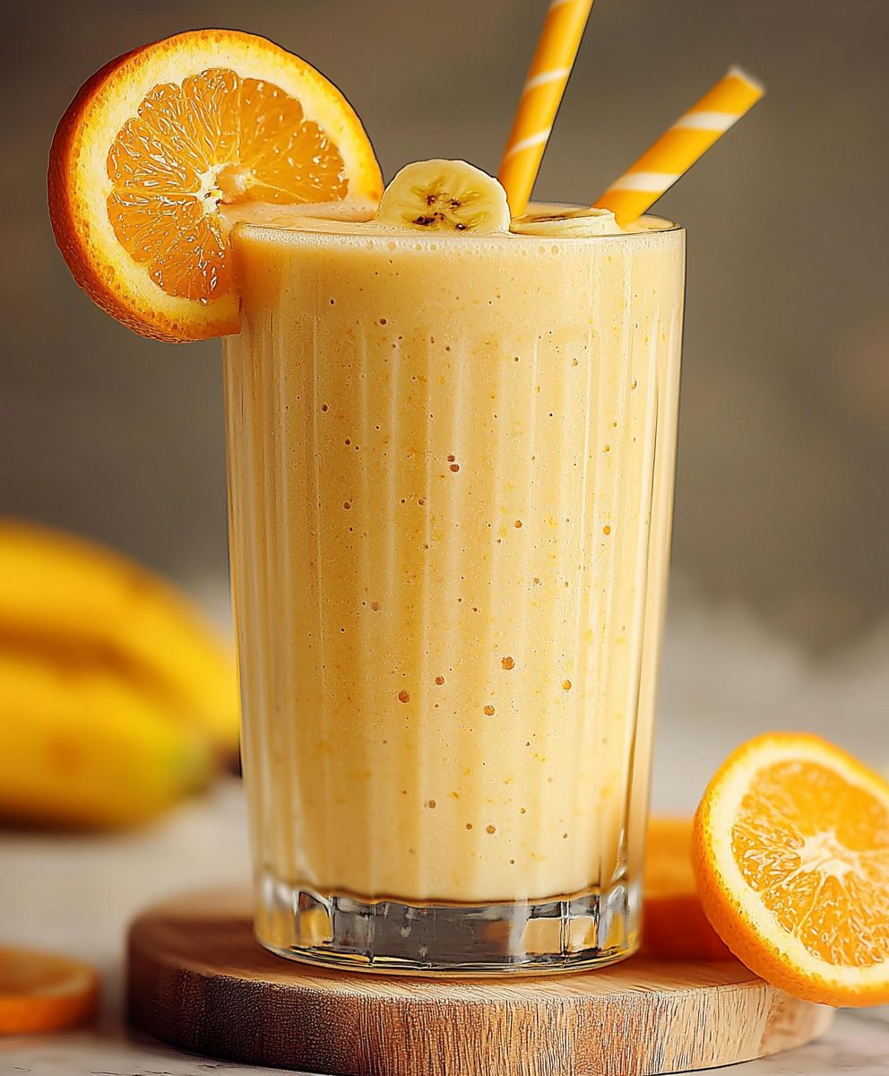 Orangen Bananen Smoothie