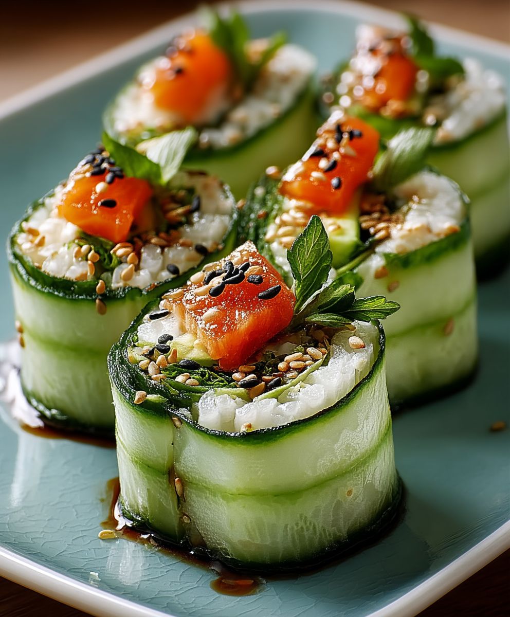 Gurken Sushi Rolle