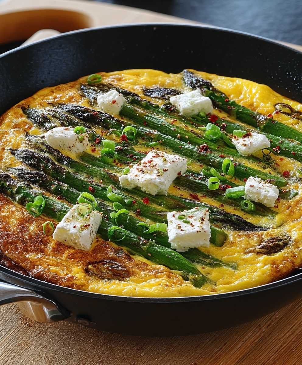 Spargel Frittata einfach zubereiten