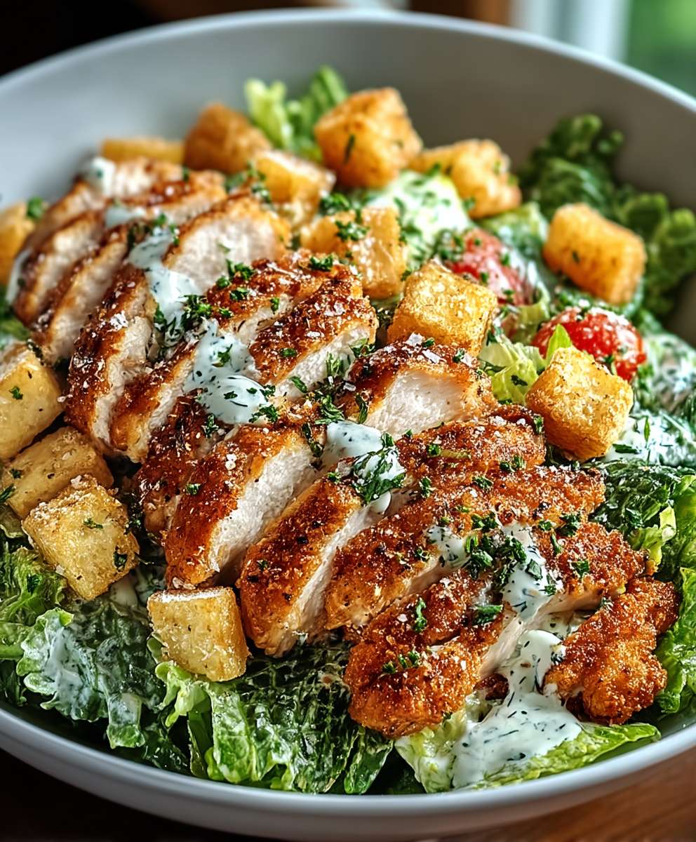 Caesar Hähnchen Schale