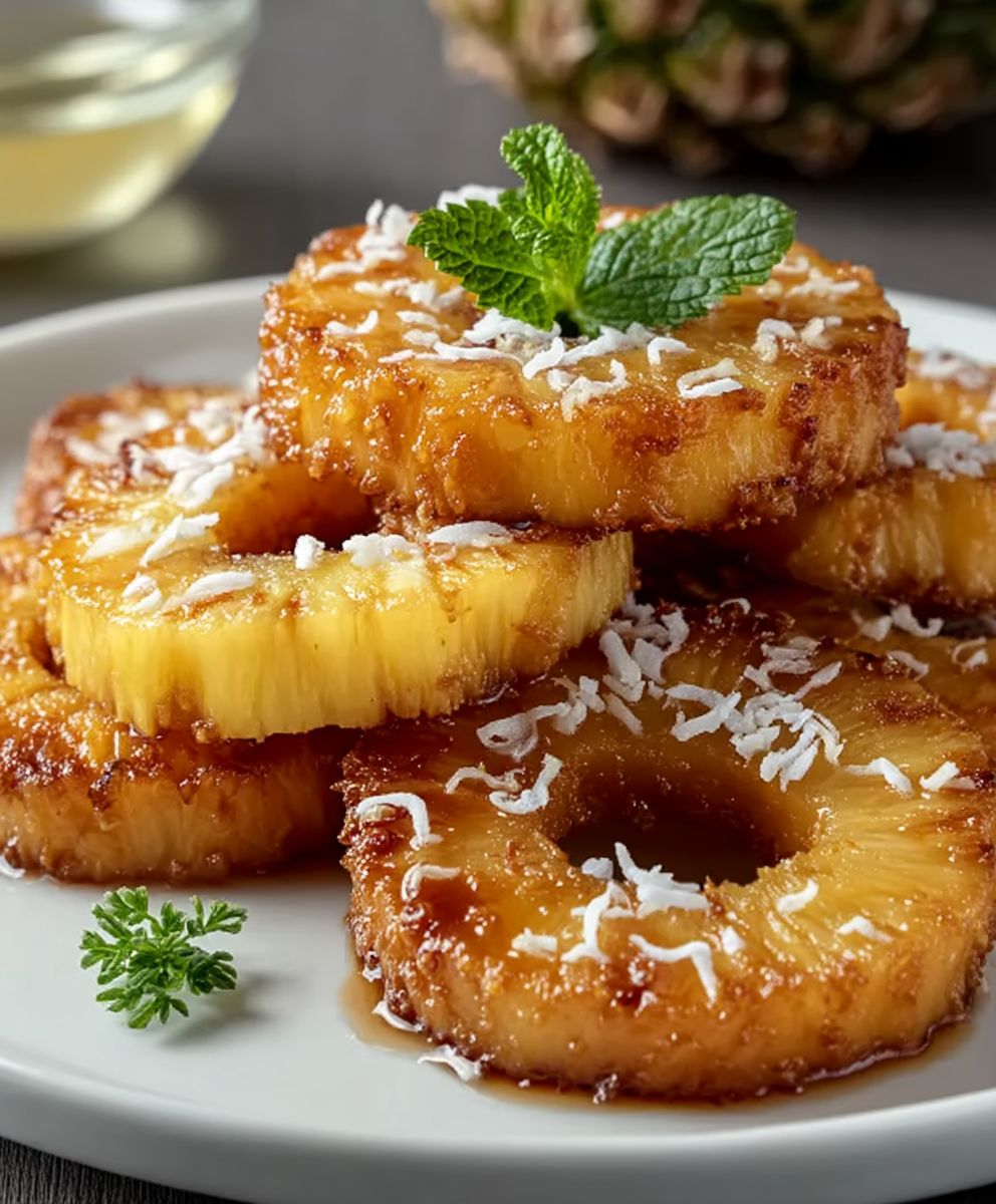 Gebratene Ananas Rum