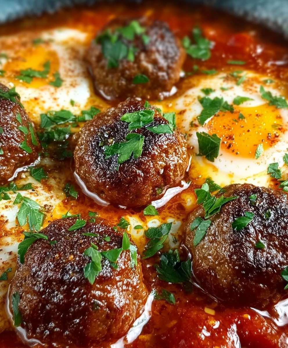 Marokkanische Fleischbällchen Tagine