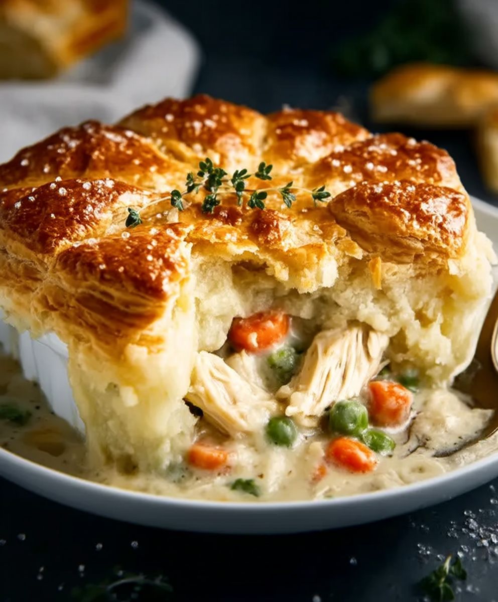Hähnchen Topfkuchen Bisquick