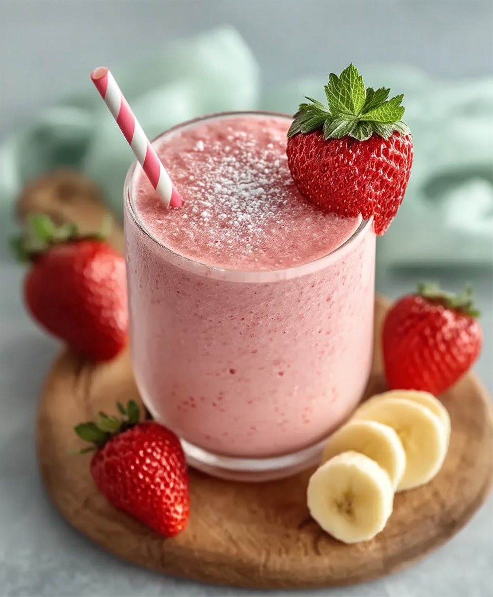 Erdbeer Bananen Smoothie
