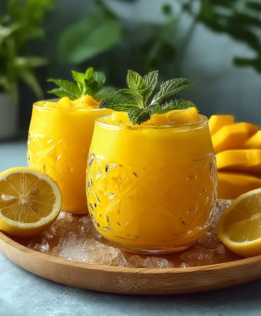 Mango Limonade selber machen
