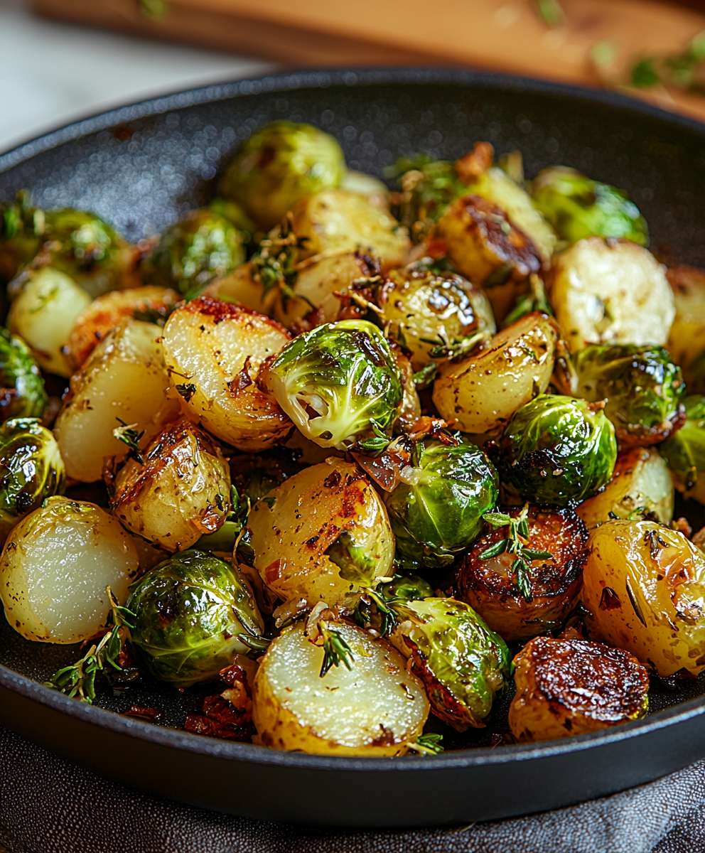 Rosenkohl Kartoffel Pfanne