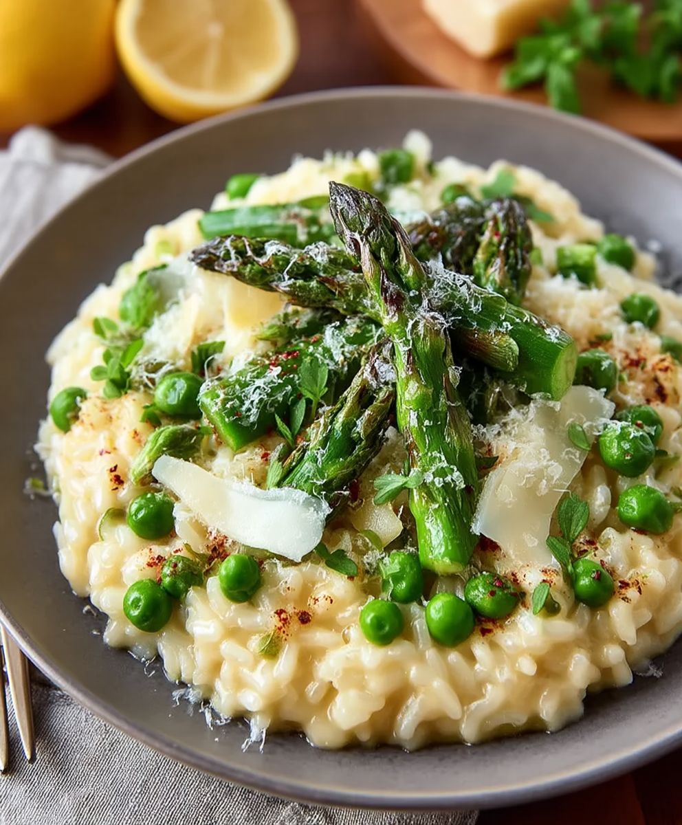 Spargel Risotto selber machen
