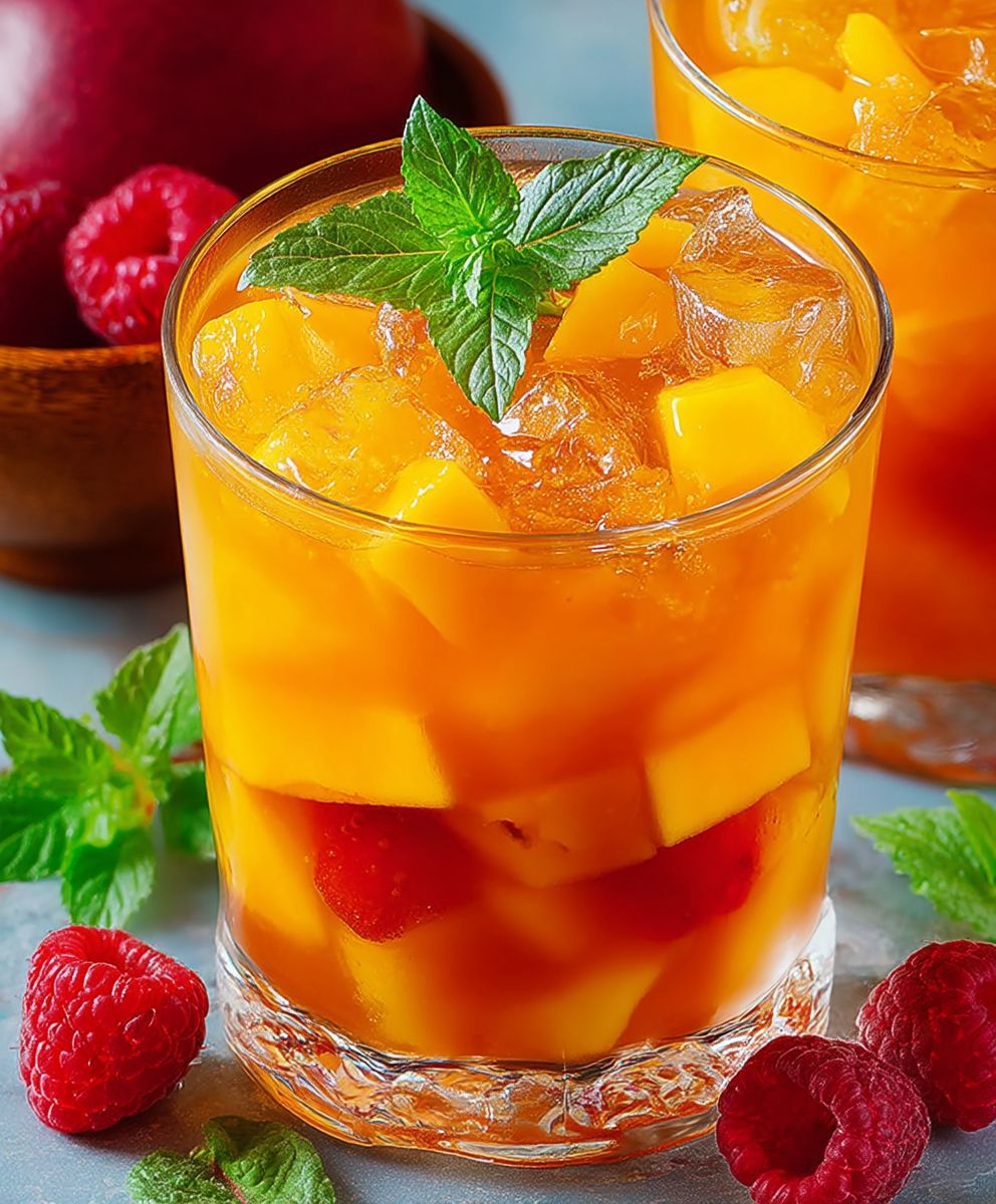 Mango Eistee selber machen
