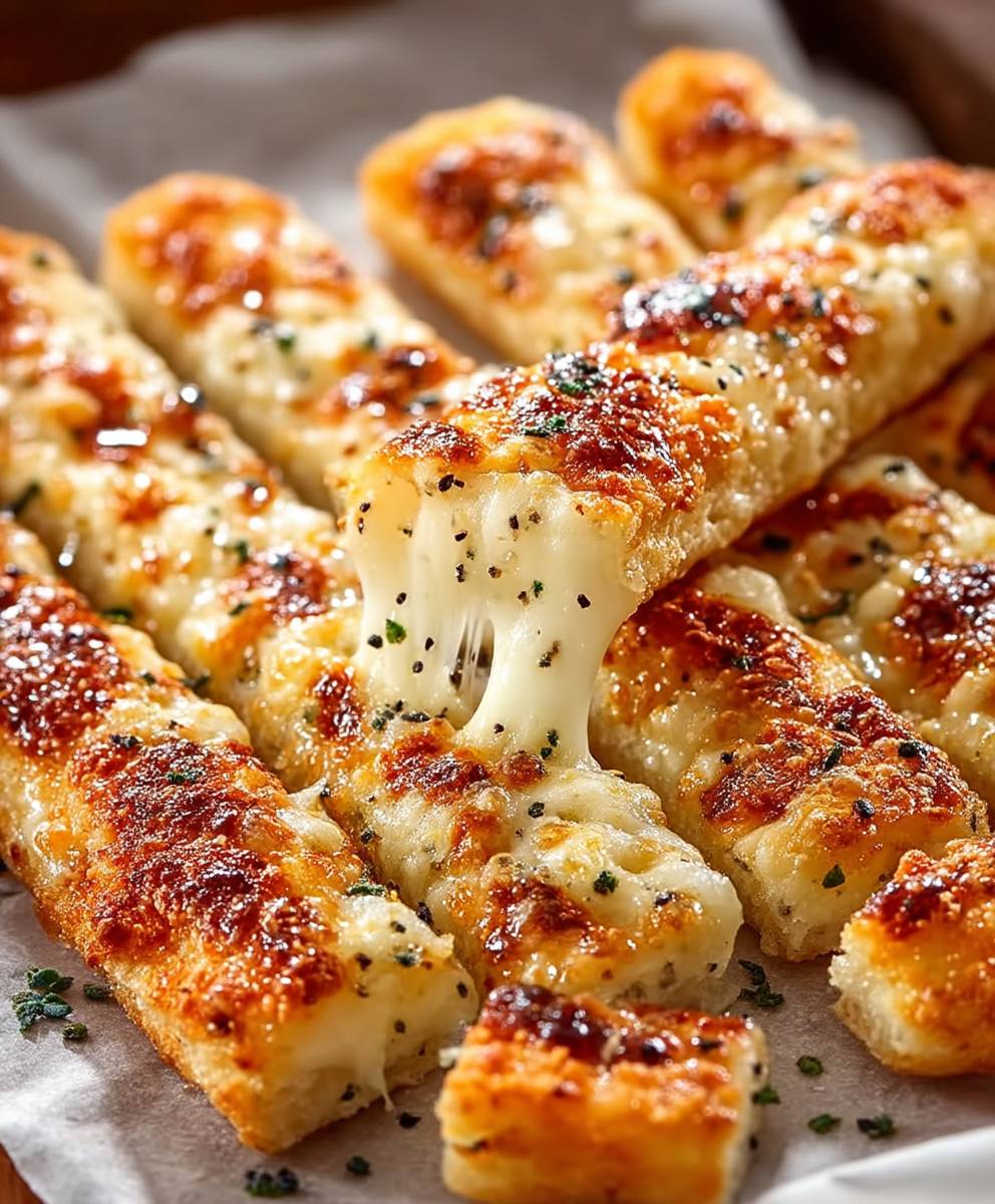 Käse Knoblauch Brotstangen