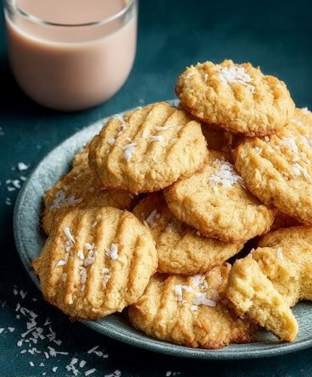 Kokosnuss Kekse backen