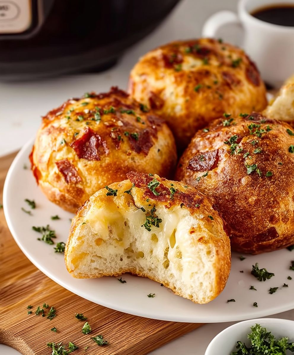 Pizzabomben frittiert einfach