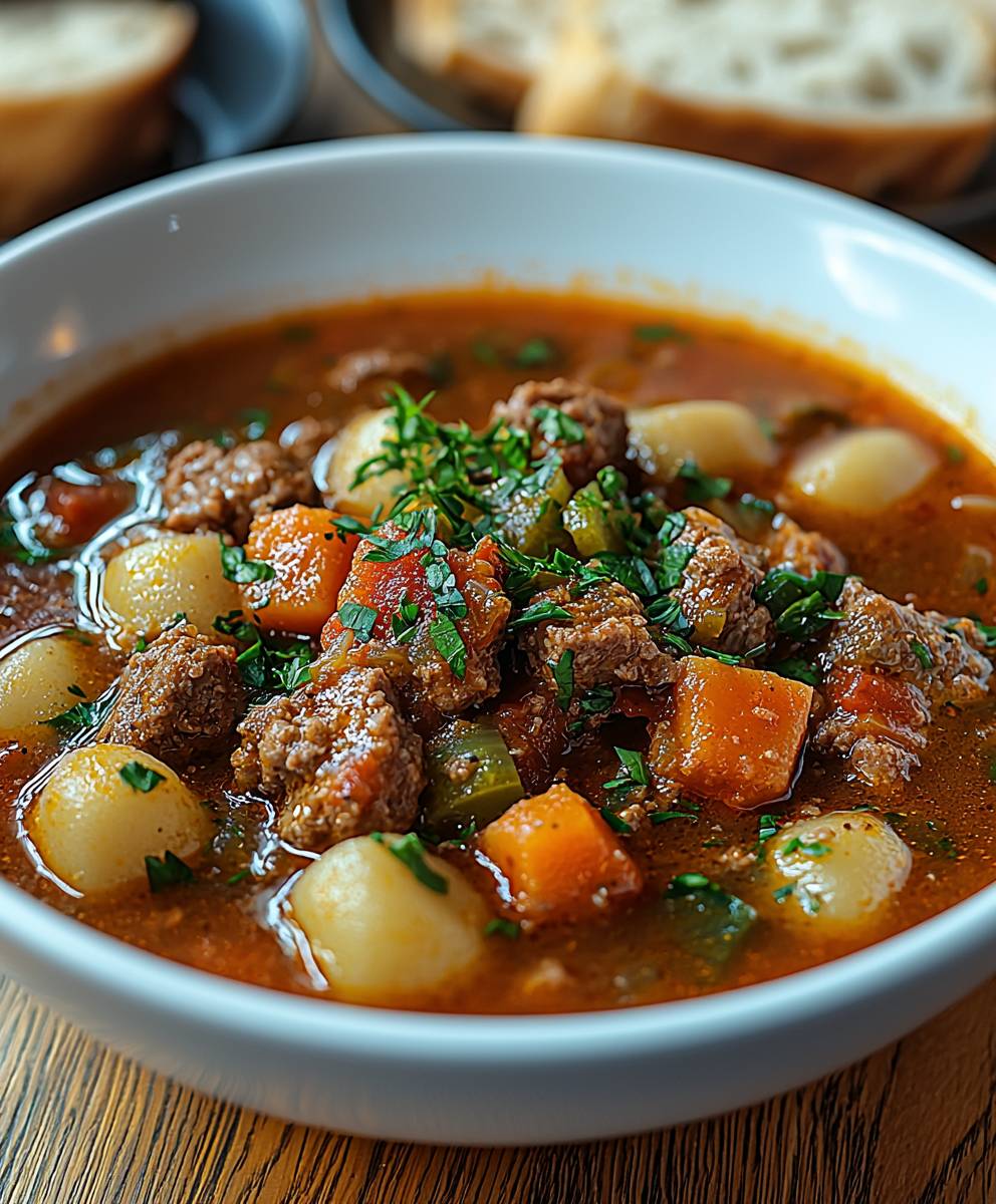 Gulaschsuppe kochen