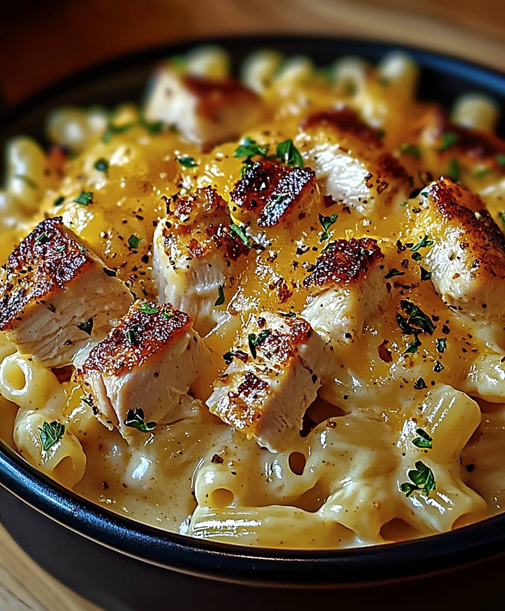 Hähnchen Ranch Makkaroni Käse