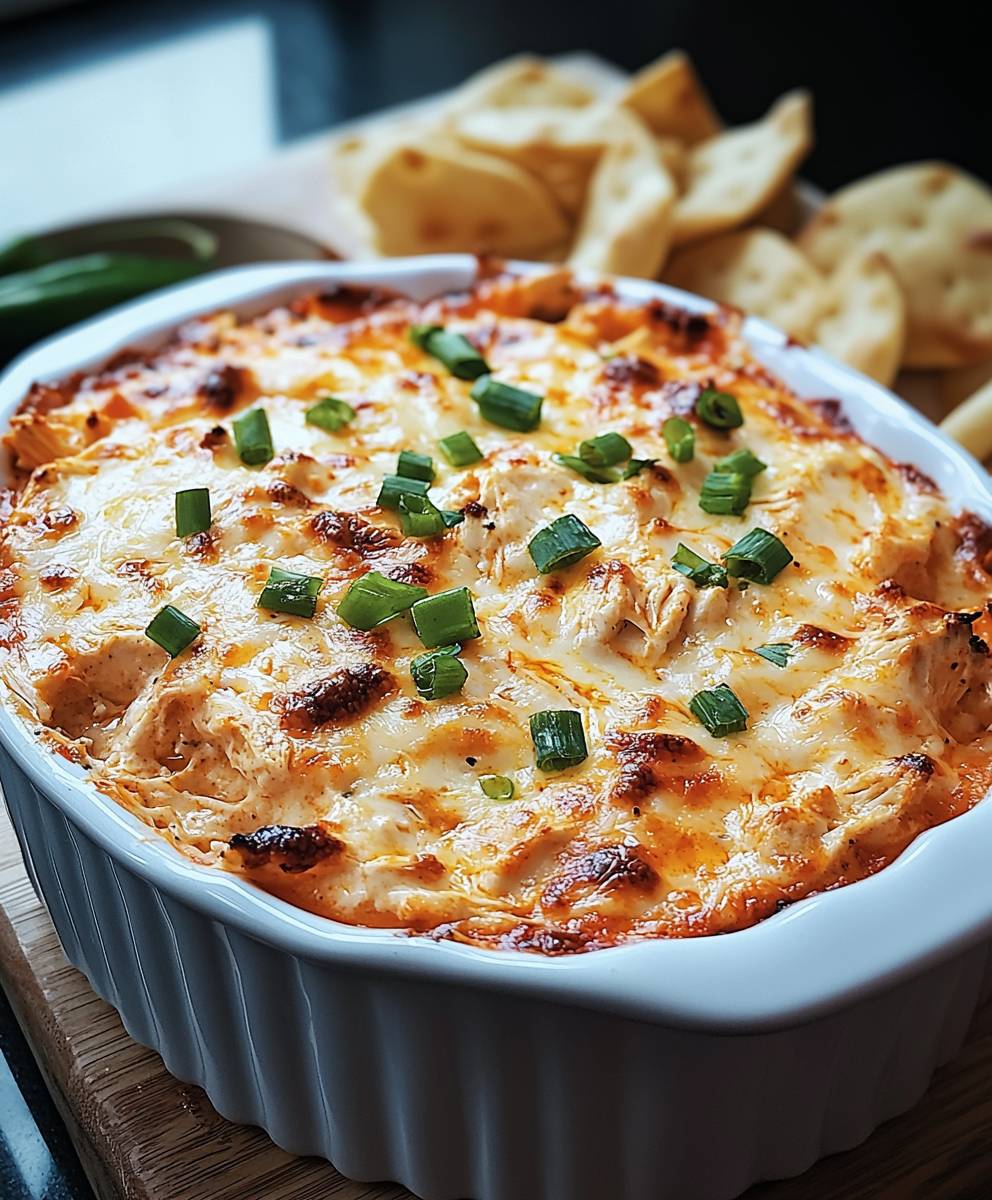 Büffel Hühnchen Dip backen