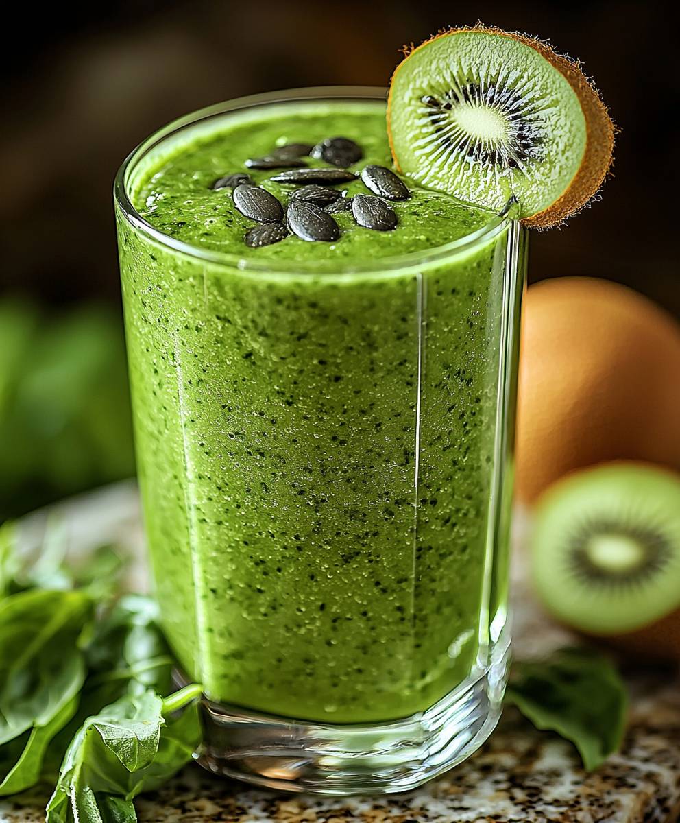Grüner Smoothie exotisch
