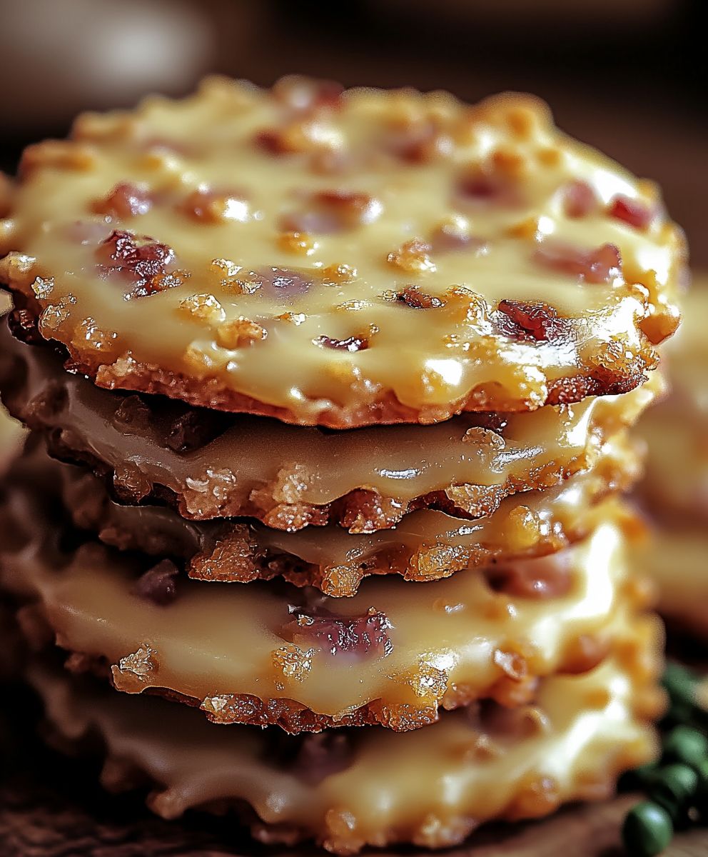 Herzhafte Schinken Käse Kekse