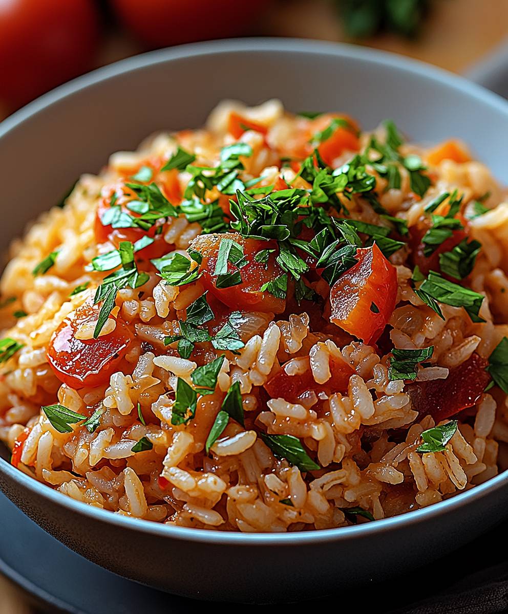 Griechischer Tomatenreis