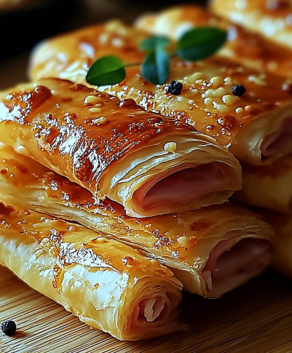 Blätterteig Schinken Käse