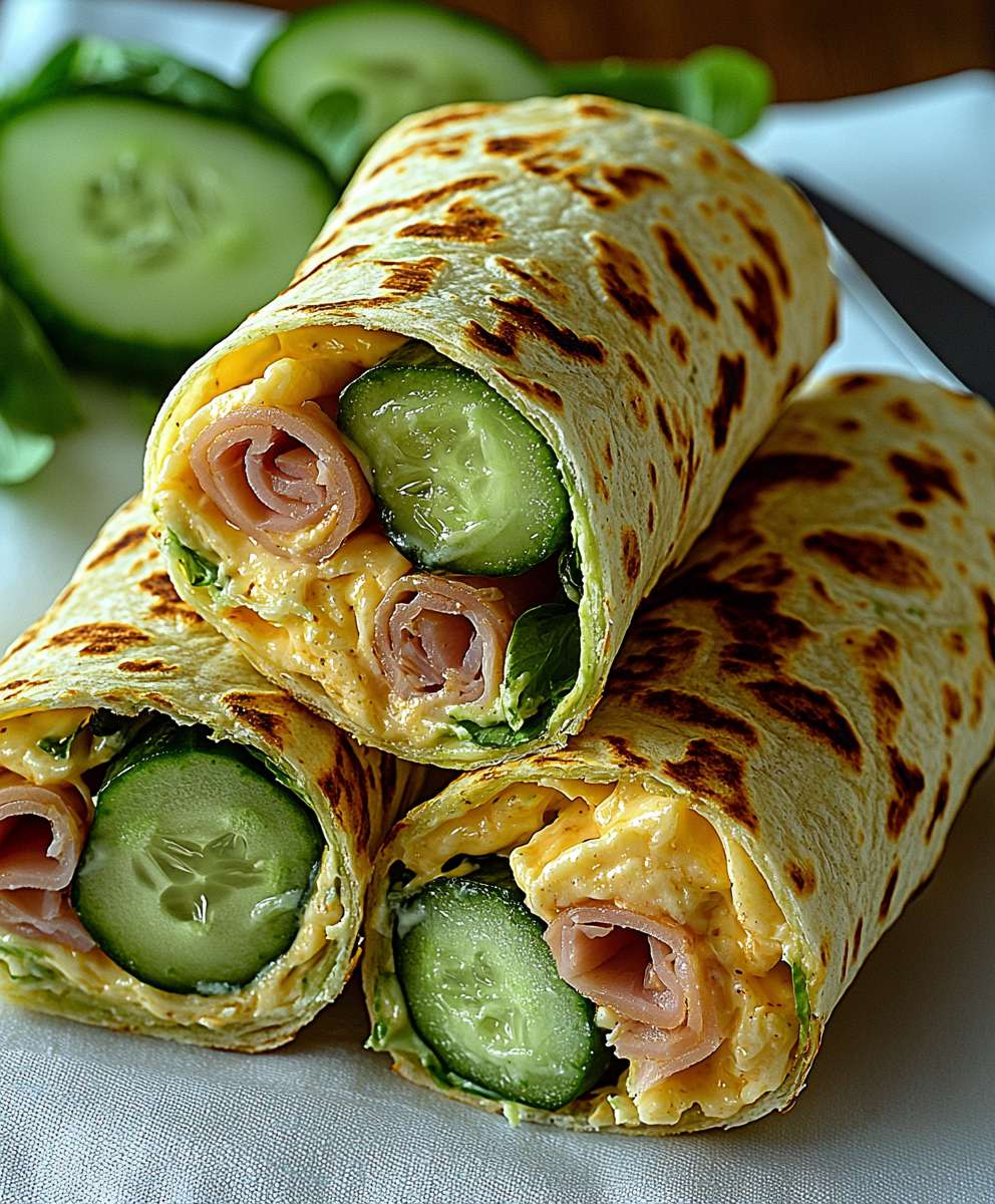 Philadelphia Wraps Kochschinken Käse