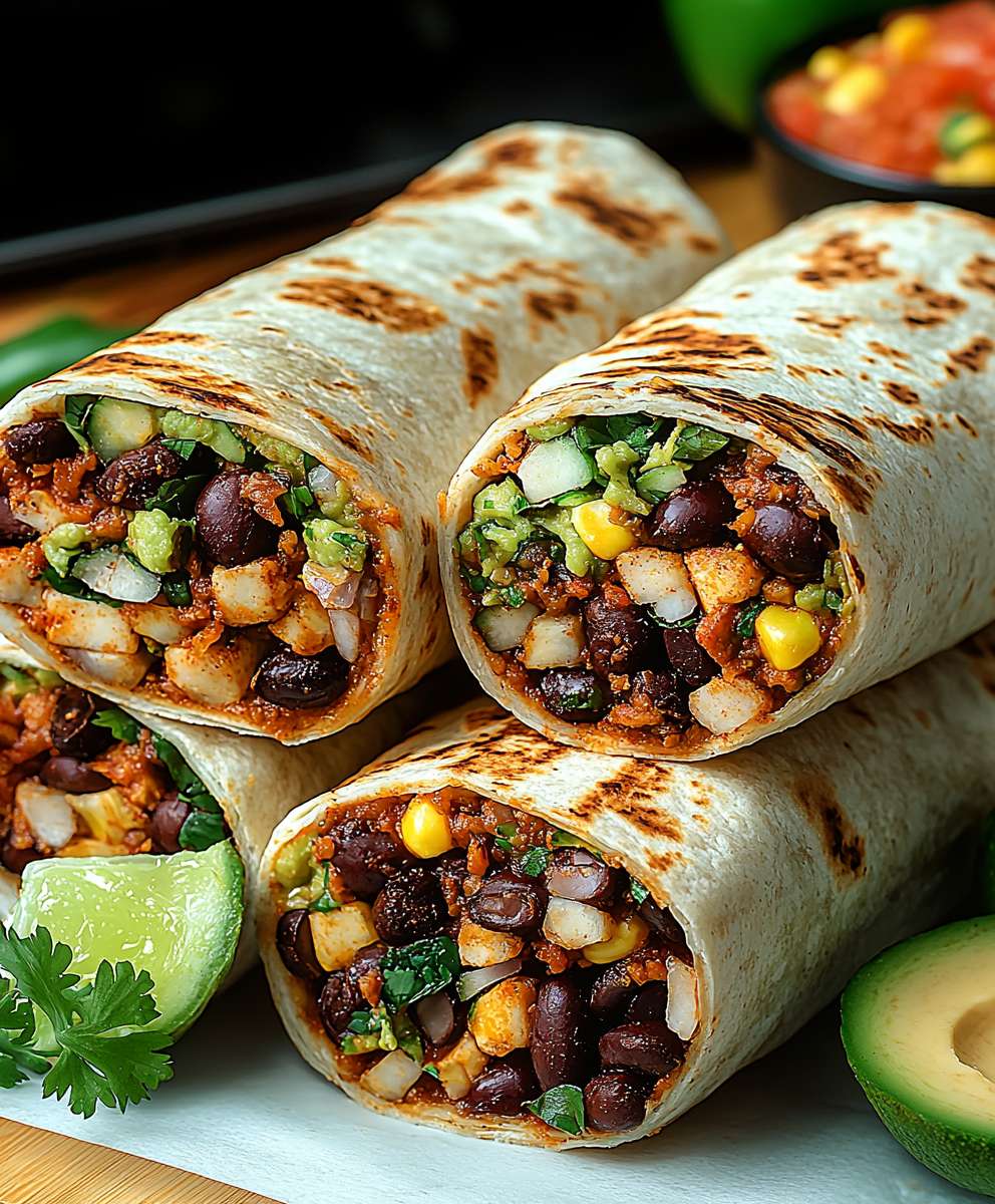 Vegane Burritos zubereiten