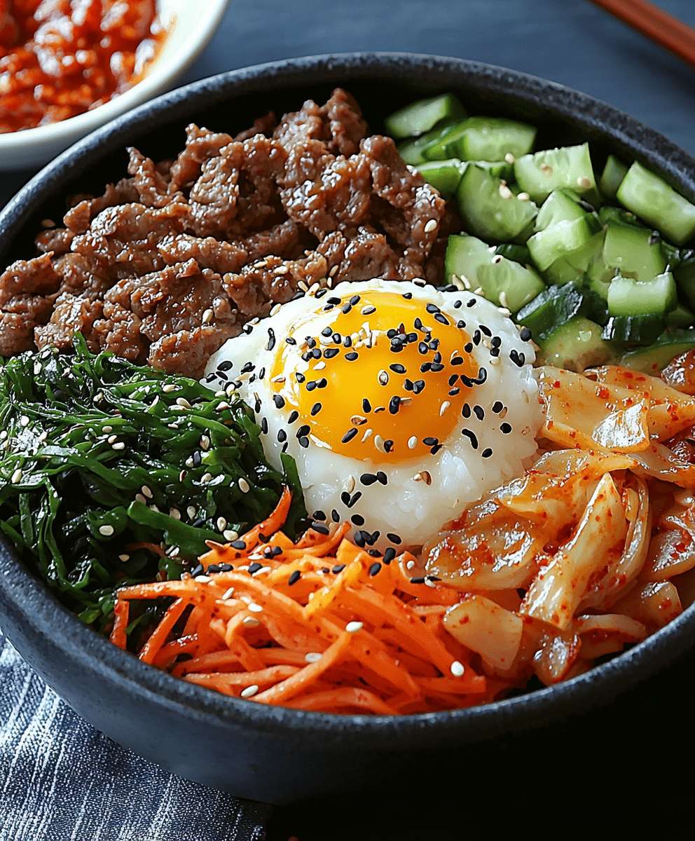 Koreanische Bibimbap Schale