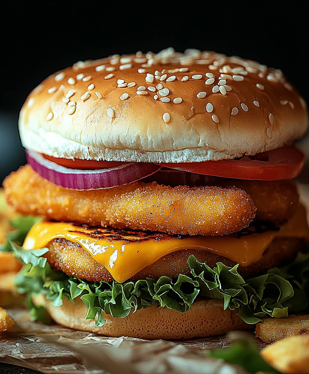 Fischstäbchen Burger selber machen
