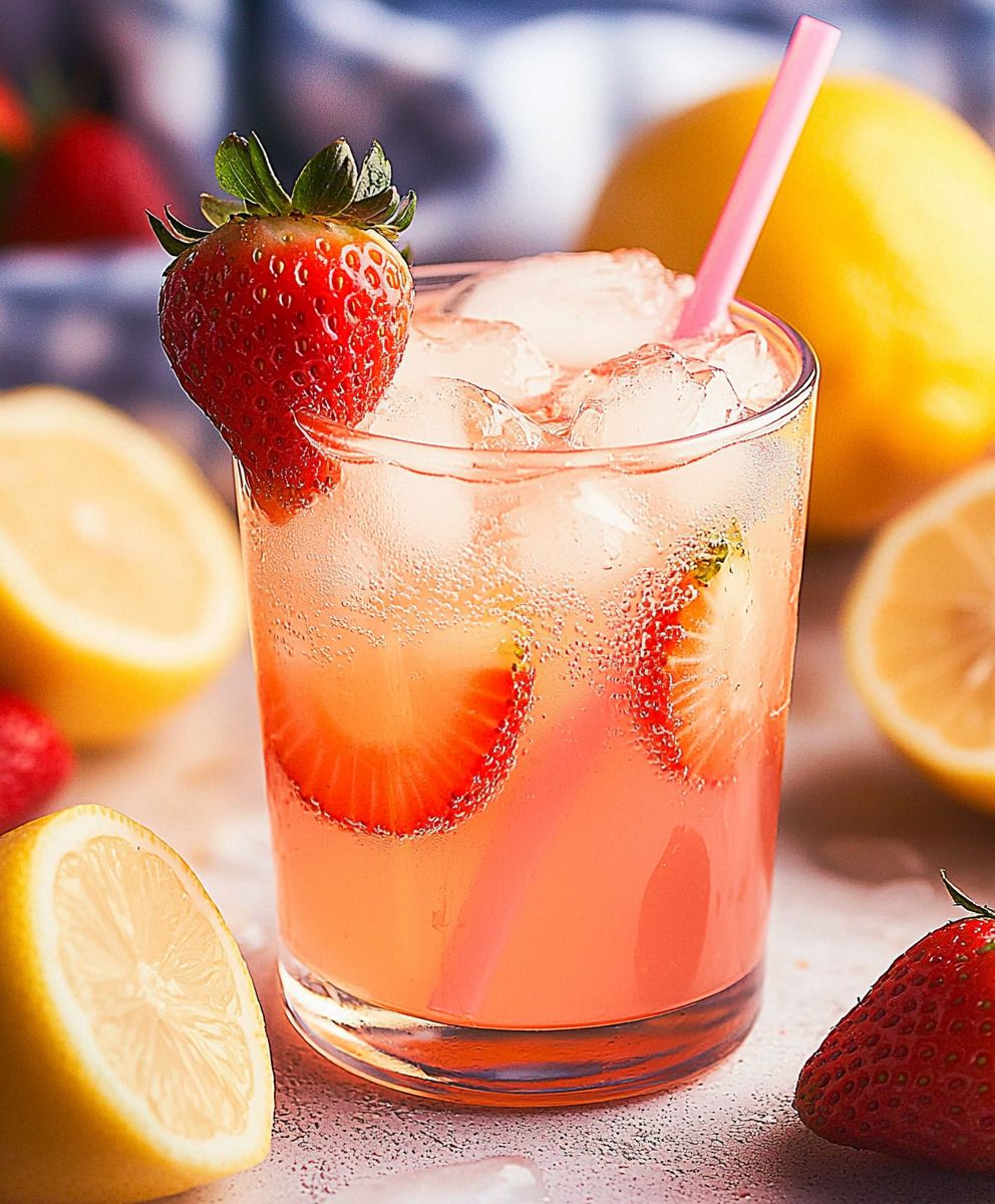 Erdbeer Wodka Limonade
