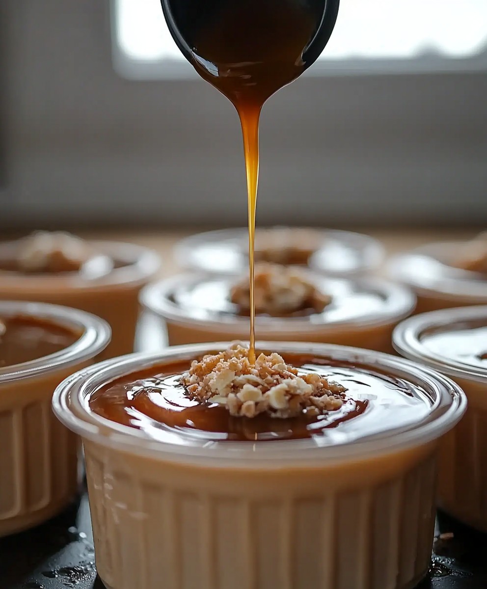 Karamellcreme im Topf