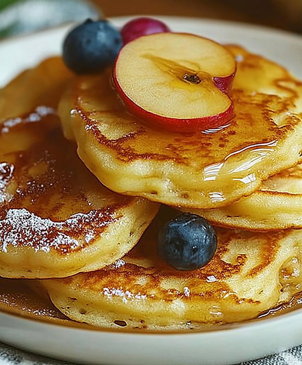 Apfelpfannkuchen einfach backen