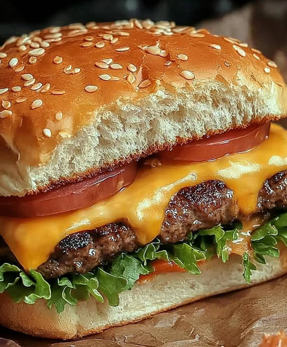 Cheeseburger Blech backen