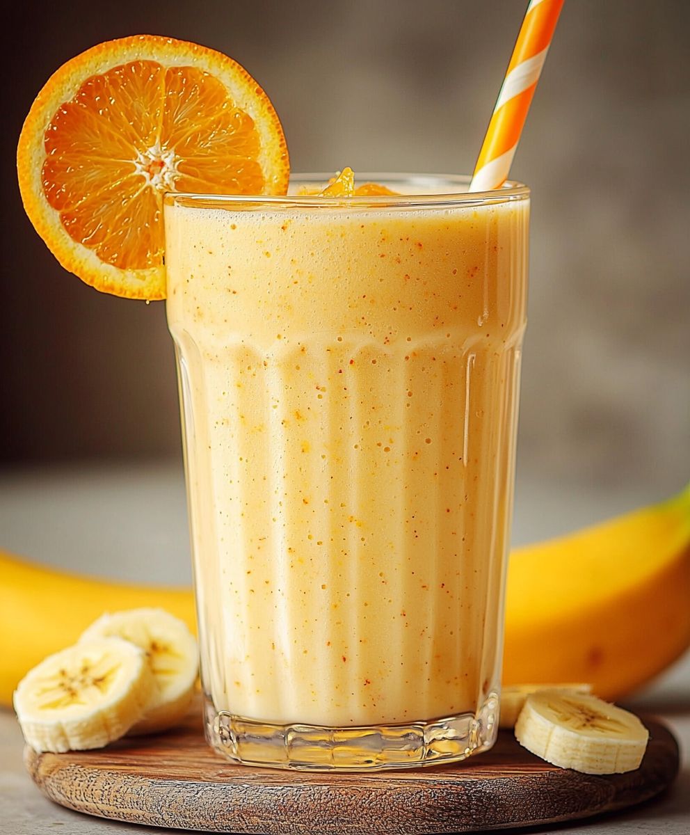Orangen Bananen Smoothie