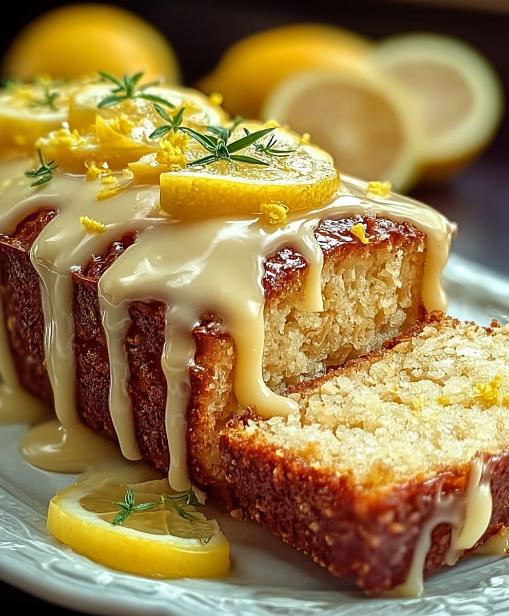 Zitronen Haferkuchen backen