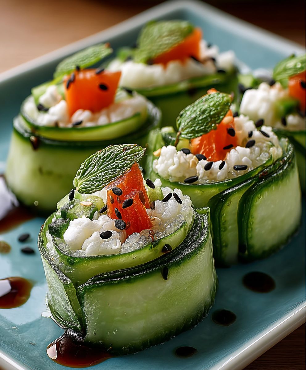Gurken Sushi Rolle