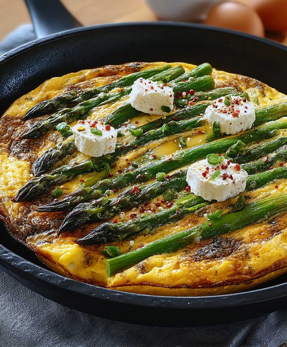 Spargel Frittata einfach zubereiten