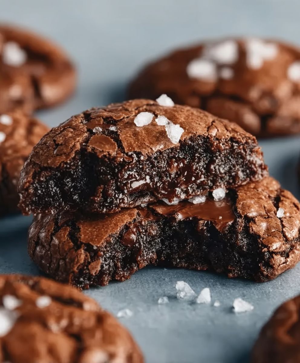 Fudgy Brookies backen